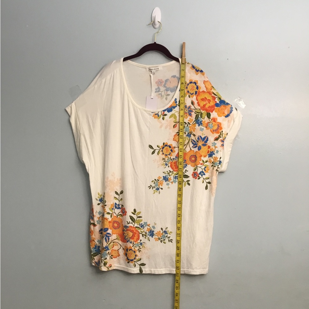 Rose & Olive Cream Graphic shirt